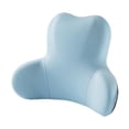 thumbnail image 1 of Almohada de apoyo lumbar Cojín de respaldo de silla transpirable Accesorios de cojín de apoyo Azul, 1 of 8