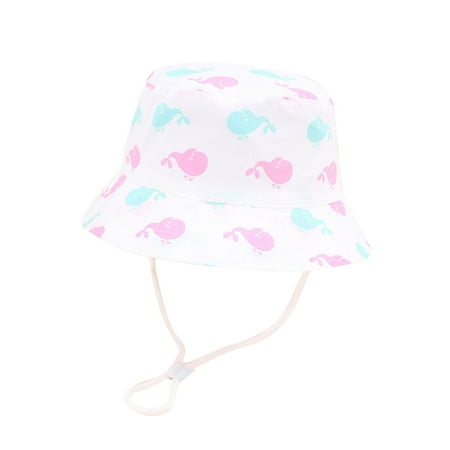 

TOWED22 Summer Cartoon Spring Hat Outdoor Sun Cute Beach Cap Sun Protection Kids Adjustable Hats for Girls 6-12 Months B