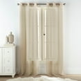 thumbnail image 3 of Nanshing Payton Window Curtain Panels Set of 2 with Grommet, Navy, 37 x 84", 3 of 5