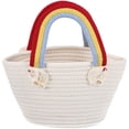 thumbnail image 1 of Shisuyan Summer Bag Rainbow Handle Bag Cotton Thread 1Pack 11In X 5.3In X 11In, 1 of 8