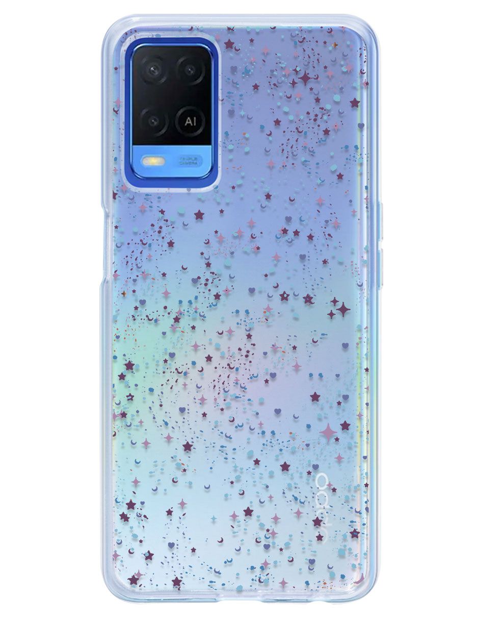 Yoedge Custodia 360° Per OPPO Reno7 / Find X5 Lite 5G, Cover Integrale Con Protezione Schermo Incorporata, Trasparente, Retro In PC, Anteriore In TPU, Design Astronauta