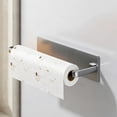 thumbnail image 2 of Paper Towel Rack, Magnetic Kitchen Wall Mount Organizer, No Drill Roll Holder for Paper Towels Plastic Wrap and Cleaning Cloths, Space Saving Counter Storage, 2 of 6