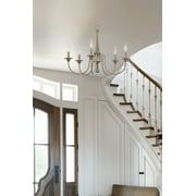 Kira Home Sherbrooke 24 French Country Rustic 5-Light Candle Chandelier