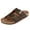 Dark Brown, variant on Northside Mens Raegan Leather Strap Cork Sandal