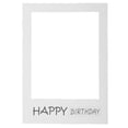 thumbnail image 1 of MasteelfCA Happy Birthday DIY Paper Picture Frame Cutouts Photo Booth Props for Birthday Party, 1 of 8