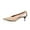 Beige, variant on YDN Women Stylish Low Kitten Heeled Slip On Pumps Closed Pointed Toe V Cut Slingback Shoes Working Daily Wear Size 7 Dark Green