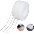 thumbnail image 1 of Tira Impermeabilizante, Sello De Baño Cinta Autoadhesiva Blanca De Silicona De Doble Pliegue Para Bañera/Prevención De Cucarachas Y Moho A Prueba De Agua Para Fregadero De Cocina 38 Mm * 3,2 M, 1 of 5