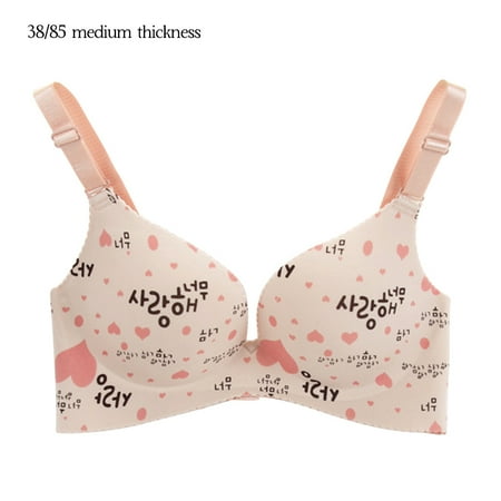 

Seamless Bra Women Push up Wireless Adjustable Silky Girl Lingerie Underwear