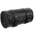 thumbnail image 4 of Motorcycle Pannier Black Leather Motorcycle Accessory 21.00X10.50X10.50CM Splashproof Storage 1Pcs, 4 of 5