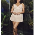 thumbnail image 4 of Elomi Priya Plunge Underwire Babydoll (4551),40H,Vanilla, 4 of 5