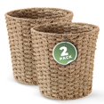 thumbnail image 1 of Waste Baskets 84ECO, paquete de 2 unidades, hierba marina para baño (2,5 L), 1 of 6