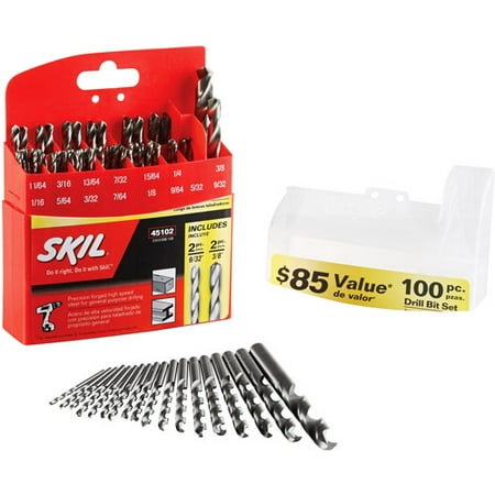 Skil 45102W Drill Bit Set, 100-Piece