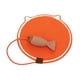 thumbnail image 1 of Alfombrilla rascadora para gatos con bola de pez, almohadilla rascadora para suelo de gato para sofá o alfombra. naranja, 1 of 9