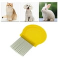 thumbnail image 6 of Unique Bargains 1 Pc Durable Semi-circular Type Pet Grooming Brush for Pet 3.74"x2.48" Yellow, 6 of 6