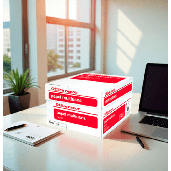 Caja de Papel Tamaño Carta Office Depot Blanco 5000 hojas Office Depot