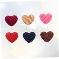 thumbnail image 3 of GOOHOCHY 40Pcs Heart Shape Buttons Fabric Covered Buttons Assorted Color For Sewing And Decoration On Clothes, 3 of 8
