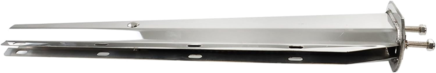 LABLT 30 Stainless Steel Straight Mud Flap Hanger 2 1/2 Bolt Tapered Replacement for Semi Truck