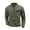 Green, variant on lnmuld Men's Sweatshirts Striped Corduroy Pullover Zipper Sleeve Athletic Casual Shirt Quarter Zip Workout Top for Streetwear Fashion Size:S