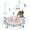 Off-White, variant on Rechale Cat Toys Chargeable, 4in1 Hide and Seek, Automatic Interactive Fun, Fluttering Butterfly, Moving Feather, Kitten Wand,  Infrared Tracking,Indoor Kitty Exercise for All Breeds