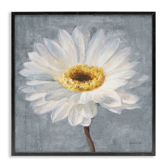 Stupell Industries French Country Paris Blossom on Grey Black Framed Giclee Art, 12 x 12, by Danhui Nai