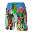 thumbnail image 5 of Real Ghostbusters Men's Beach Shorts Swim Trunks Casual Quick Dry Board Shorts Swimwear with Mesh Lined and Pockets, 5 of 8