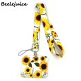 thumbnail image 3 of Sunflowers Flowers Horizontal ID Card Students Work Name card Holder Pass Gym Badge Kids Holder Jewelry Accessories Decorations, 3 of 5
