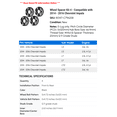 thumbnail image 2 of Wheel Spacer Kit 4 - Compatible with 2014 - 2016 Chevy Impala 2015, 2 of 2