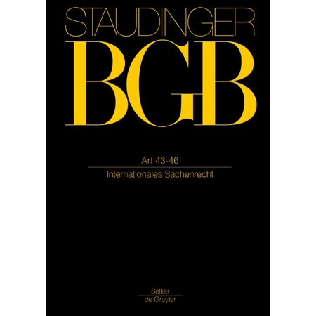 Art 43-46 EGBGB: (Internationales Sachenrecht), (Hardcover)