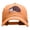 Peach, variant on Hedgehog Embroidered Low Profile Dyed Cotton Twill Cap - Navy OSFM
