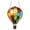 C, variant on Hot Air Balloon Solar Lantern with Flickering Flame Light Outdoor Solar Hanging Lights - Acrylic Waterproof for Garden Yard Farmhouse Patio Pathway Christmas Decoration