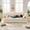 Beige, variant on 120" Oversized Modular Sectional Sofa, Comfy 3 Seat Corduroy Cloud Couch, Minimalist Deep Sofa Couches with Washable Cover, 2 Pillows, Modern Upholstered Sofas for Living Room, Green
