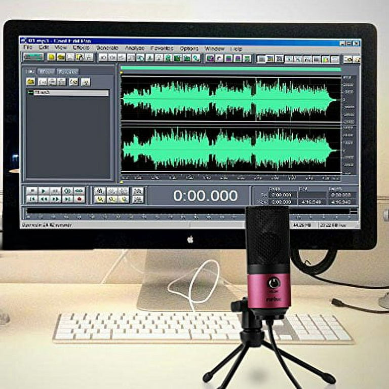 FIFINE USB Podcast Condenser Microphone Recording On Laptop, No Need Sound  Card Interface and Phantom Power-K669 