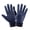 Dark Blue, variant on Men Women Winter Fleece Lined Gloves Warm Running Cycling Snow Ski Gloves, thermal Windproof Material and Touch Screen Finger for Driving Snowboarding