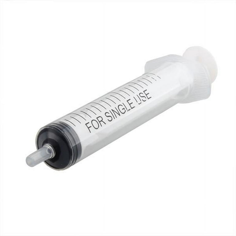 10x Disposable 10mL Syringe Luer Slip Tip Liquid Medical Clear
