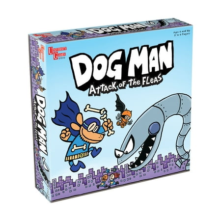 University Games Dog Man Attack of the Fleas Board Game | For 2-6 Players
