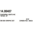 thumbnail image 5 of Chaparral Boat Hull Graphic Decal 14.00407 | 256 SSX Red (Set of 8), 5 of 5