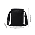 thumbnail image 3 of Small Pocket Sling Crossbody Bag for Women & Men, Simple Purse and Bag for Concerts & Walking, 6x8in, 3 of 6
