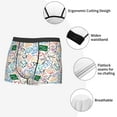 thumbnail image 3 of Xecao Boxeurs pour Hommes Imprimés Rentrée des Classes avec Ceinture Élastique Douce et Capsule Spatiale 3D Design Respirant sous-Vêtements Confortables-TTG, 3 of 5