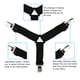 thumbnail image 4 of Triangulares para colchón de cama, pinzas para sábanas, pinzas, correas, sujetador de sujetador, sujetador triangular entrecruzado para sábanas, sujetador ajustable para colchón 4/8 piezas sidaley SH1105-12, 4 of 7