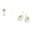 thumbnail image 1 of Escultura De Querubín De Resina Con Forma De Paloma, Decorativa Para Sala De Estar, Escritorio, Regalo De Navidad, Estatua De Cisne, Adorno De Mesa, Decoración Para Pareja, Estantería De, 1 of 8