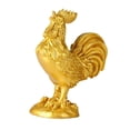 thumbnail image 3 of Estatuilla de pollo, estatua de gallo, estatua de resina Animal, adornos de mesa de la , artesanía, escultura de gallo para inauguración de la, 3 of 9