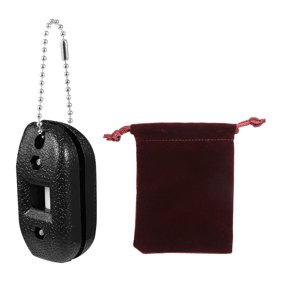 FESTFENDS Black Ice Skate Sharpener and Conditioner with Dual End Use and Portable Design