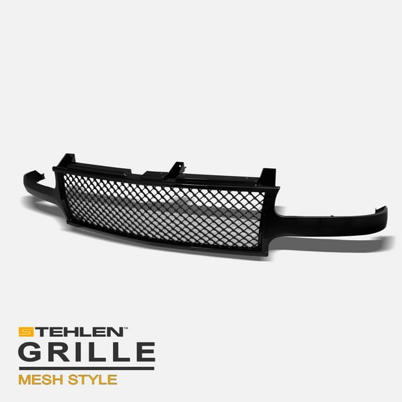 Stehlen 642167821489 Mesh Front Hood Bumper Grille - Black For 1999-2002 Chevy Silverado 1500 2500 / 2000-2006 Tahoe Suburban