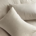 thumbnail image 3 of French Linen and Cotton Duvet Cover & Sham Set - Twin/Twin XL - Putty Heather | BOKSER HOME, 3 of 5