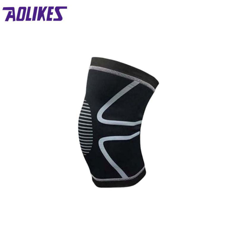 Men Knee Support Pads Brace Gym Weight Lifting Wraps Bandage Male Kneepad Sleeve 