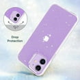 thumbnail image 7 of For Apple iPhone 14 Plus 6.7" Glitter Sparkle Bling Shiny Thin Slim Hybrid Shockproof Rubber Silicone TPU Gel Protective Phone Case Cover by Xpression - Clear, 7 of 7