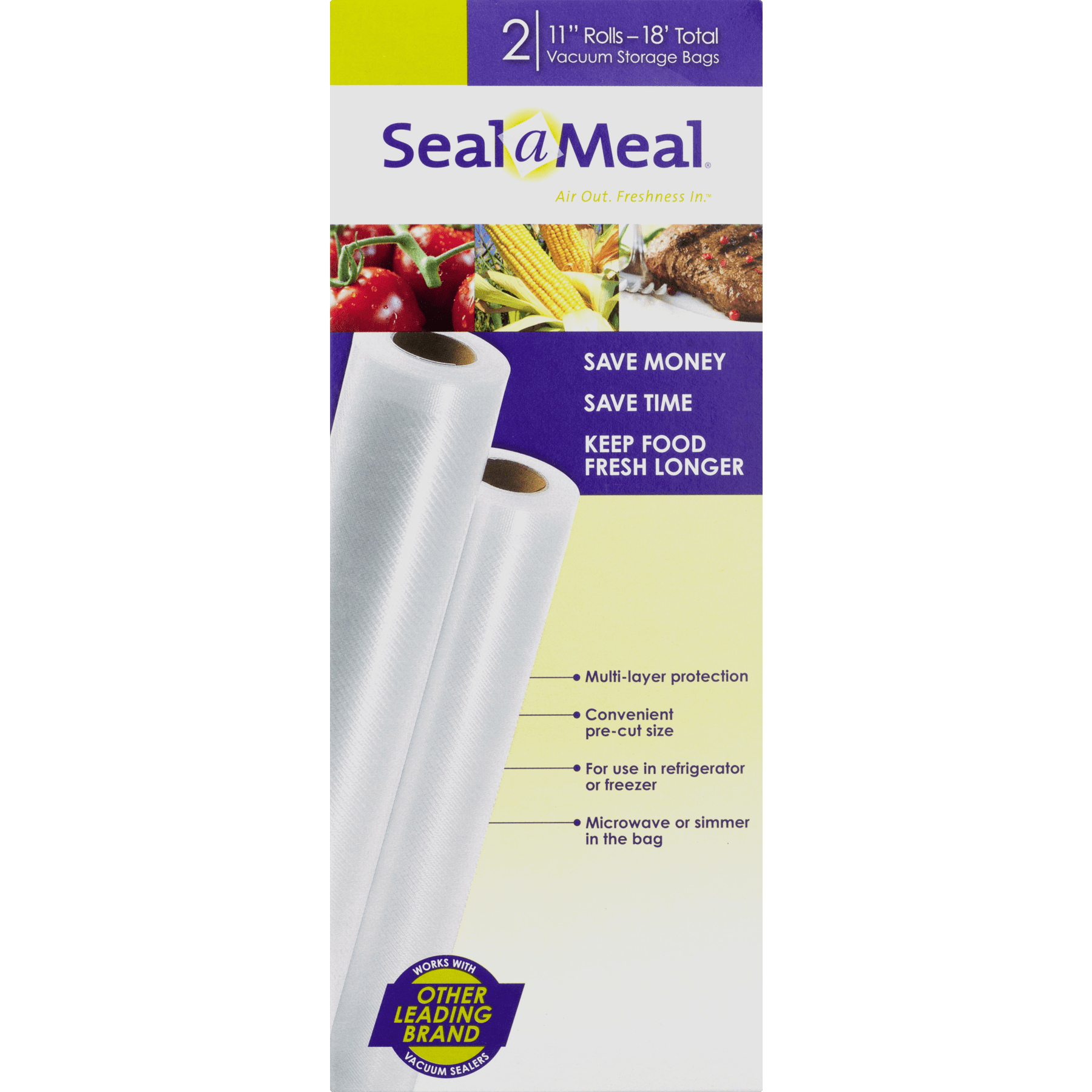 1 Roll Rolls Vacuum Sealer Bags Reusable Storage Bag Food Saver Keep Fresh Tool
