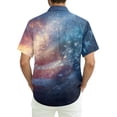 thumbnail image 6 of Mens 250 Anniversary Usa Shirt Button Up Short Sleeve National Flag Pattern 4th of July Shirts, 6 of 6