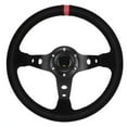 thumbnail image 1 of Qiilu Volant, Universel 35cm/14 Pouces 6- Volant de Course Auto avec Klaxon, 1 of 8