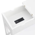 thumbnail image 6 of Oxford Flip Top End Table with Charging Station, White, 6 of 8
